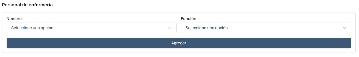 Imagen del personal enfermería