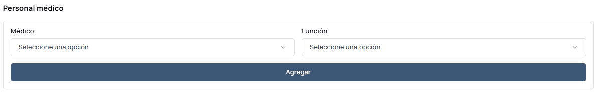 Imagen del personal médico