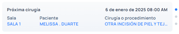 Imagen proximas cirugías