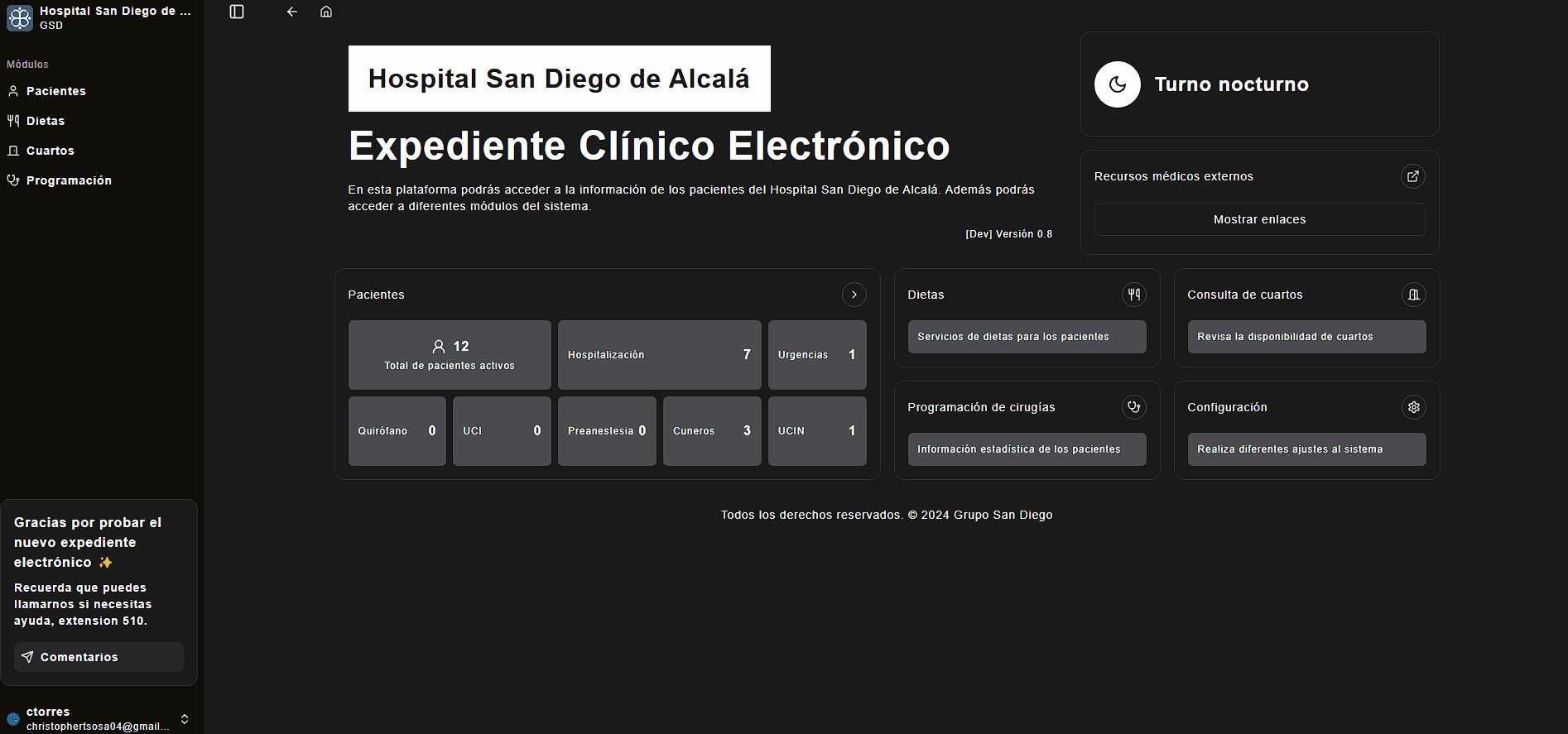 Animación de acceso al módulo de comentarios