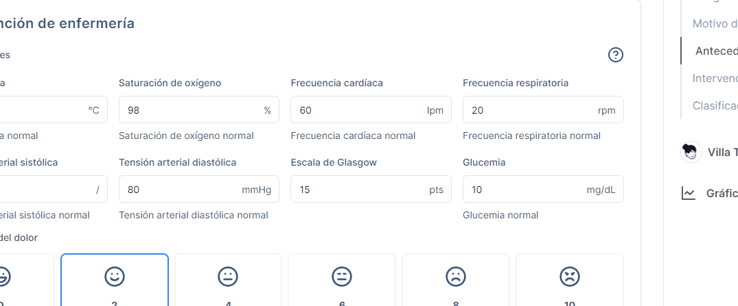 Animación de boton de ayuda signos vitales