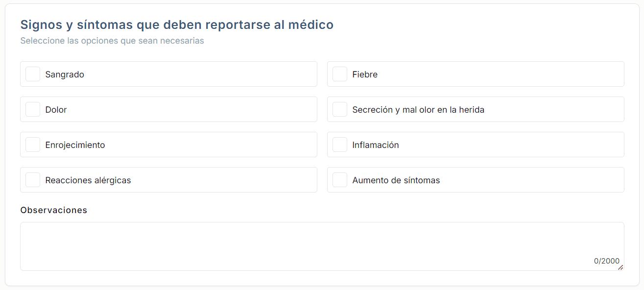 Animación Signos y síntomas que deben reportarse al médico